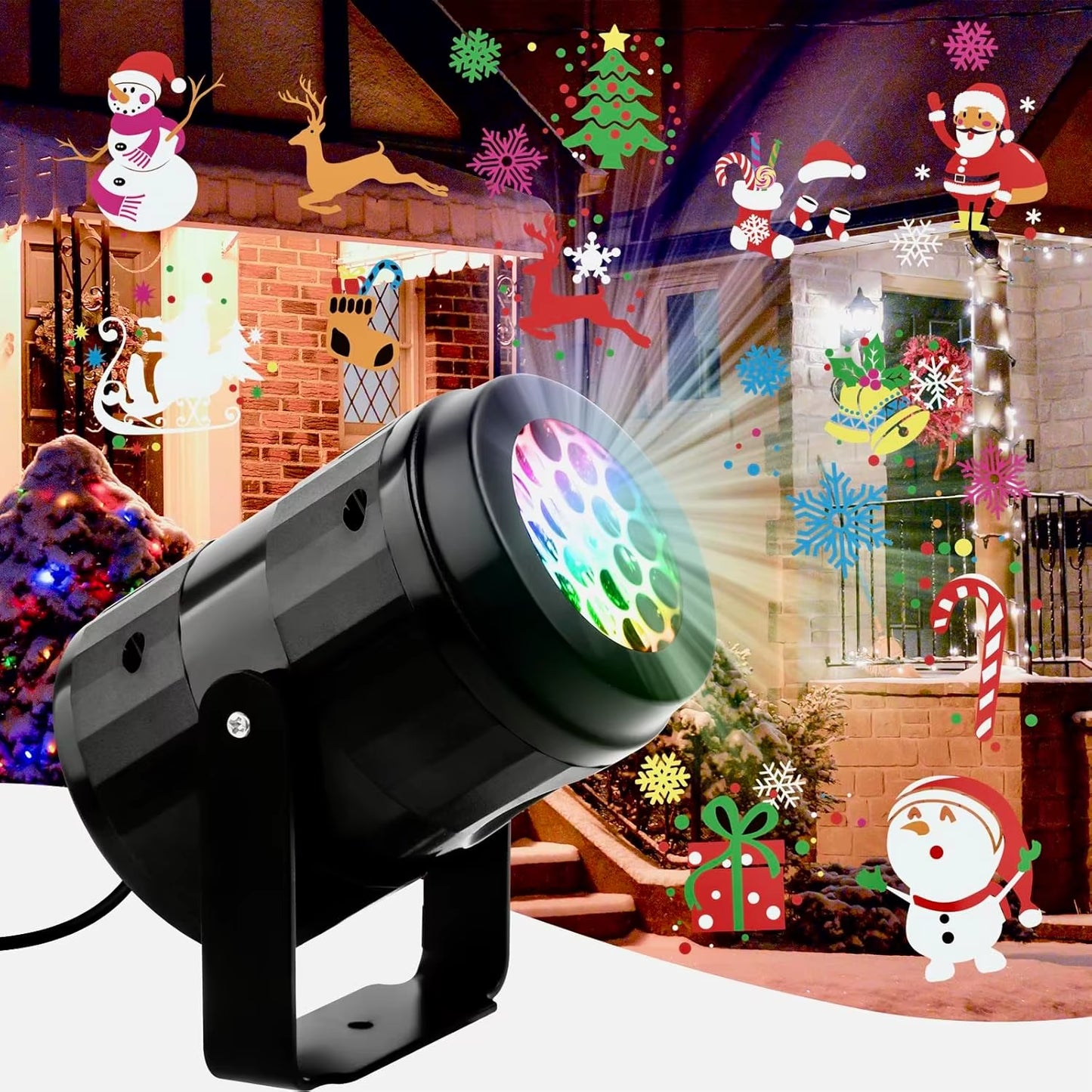 16 Patterns Christmas Projector Lights 