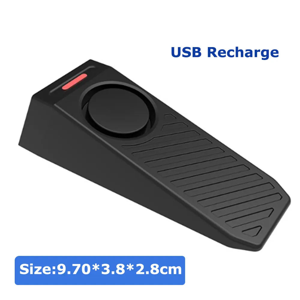 120 Db Anti-Theft Burglar Stop System Security Home Alarm System Door Block Blocking Home Wedge Stopper Shaped Safety Stopper